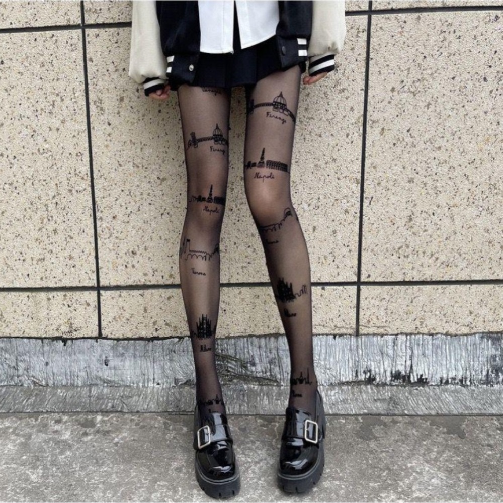 NEW! Tattoo Sheer Chic Tights Stockings
